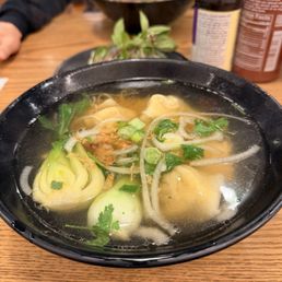 Wonton egg noodle soup Wonton egg noodle soup