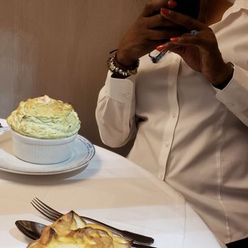 Le Soufflé - Spinach and salmon soufflė. - French Near Me - Paris, 75 Le Soufflé - Spinach and salmon soufflė. - French Near Me - Paris, 75