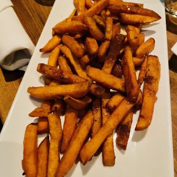 Eureka! - 02.01.23 Honey-Cinnamon Sweet Potato Fries ($5 HH) - American Near Me - Roseville, California Eureka! - 02.01.23 Honey-Cinnamon Sweet Potato Fries ($5 HH) - American Near Me - Roseville, California