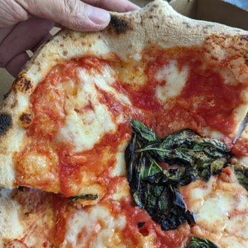 Fuoco Pizzeria Napoletana - Margherita: Went with a classic. Puffy and chewy crust with the distinct char marks from a high-temp brick oven. - Pizza Near Me - Fullerton, California Fuoco Pizzeria Napoletana - Margherita: Went with a classic. Puffy and chewy crust with the distinct char marks from a high-temp brick oven. - Pizza Near Me - Fullerton, California