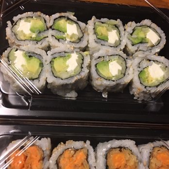 Tokyo Express - Green roll with avocado, cucumber, and cream cheese - Sushi Bars Near Me - Newark, Delaware