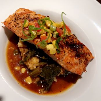 Magnolia Blue - Salmon Dinner Plate - Southern Near Me - High Point, North Carolina Magnolia Blue - Salmon Dinner Plate - Southern Near Me - High Point, North Carolina