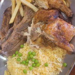 Churrasqueria La Morena BBQ - Combo B - half chicken and short ribs