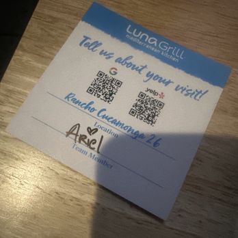 Luna Grill Rancho Cucamonga - Thank you! - Mediterranean Near Me - Rancho Cucamonga, California Luna Grill Rancho Cucamonga - Thank you! - Mediterranean Near Me - Rancho Cucamonga, California