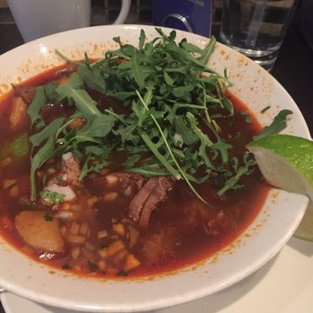 Xoco - Shortrib Red Chile Soup - Mexican Near Me - Chicago, Illinois Xoco - Shortrib Red Chile Soup - Mexican Near Me - Chicago, Illinois
