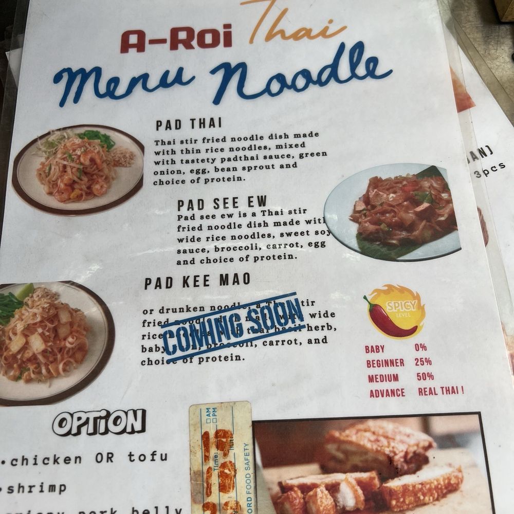 Aroithai Foodtruck - Dinner Menu - Thai Near Me - Mount Pleasant, South Carolina Aroithai Foodtruck - Dinner Menu - Thai Near Me - Mount Pleasant, South Carolina