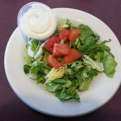 Side Salad - 1 Star - About as plain as boring as they come. Truly sad compared to everything else we had!