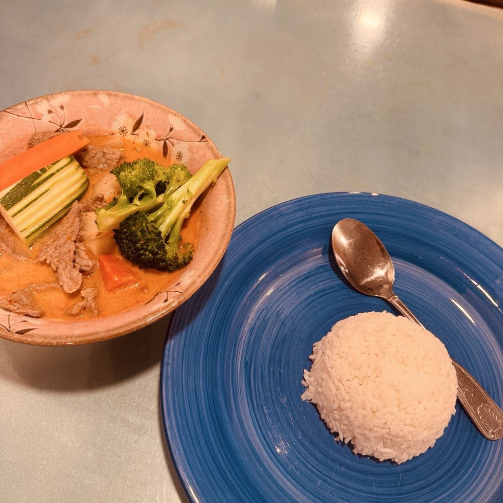 Rice And Noodles Thai Cuisine Logo