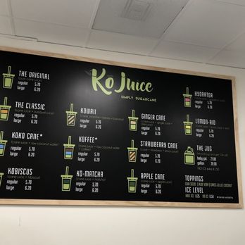 Ko Juice - Menu - Coffee & Tea Near Me - Glendale, California