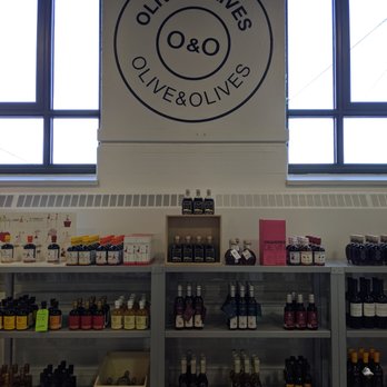 Olive & Olives - a display of olives and olive oil - Specialty Food Near Me - Montreal, Quebec Olive & Olives - a display of olives and olive oil - Specialty Food Near Me - Montreal, Quebec