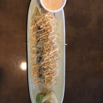 Lan Pan Asian Cafe - California Roll with wonton crumbles & spicy mayo - Pan Asian Near Me - Miami, Florida