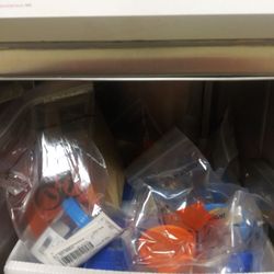 Kaiser Permanente Medical Offices - Overcrowded urine specimen tray inside bathroom
