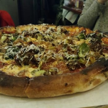 Bar Siena - Sausage/brussel sprouts pizza - Italian Near Me - Chicago, Illinois Bar Siena - Sausage/brussel sprouts pizza - Italian Near Me - Chicago, Illinois