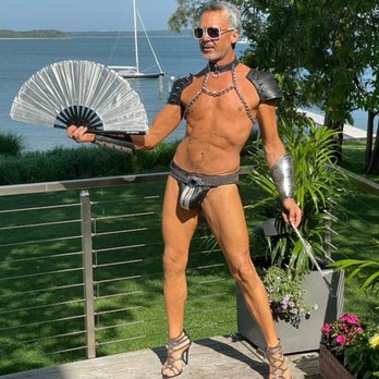 The Leather Man - Colar with Chain and Interchangeable Jock Strap - From The Leather Man - Leather Goods Near Me - New York, New York