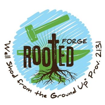 Rooted Farm & Forge - Logo for or farrier service. - Farriers Near Me Rooted Farm & Forge - Logo for or farrier service. - Farriers Near Me