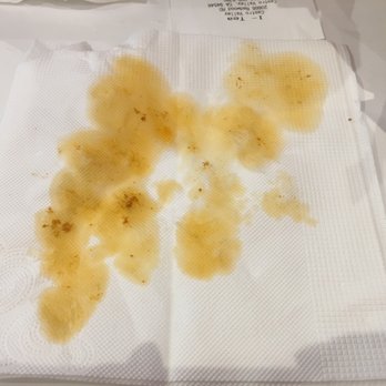 i-Tea - Oil I dabbed off from two pieces of popcorn chicken. - Juice Bars & Smoothies Near Me - Castro Valley, California