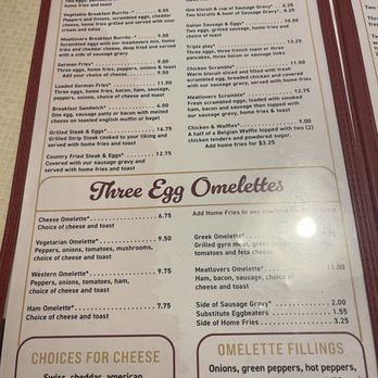 Pete's Restaurant - Breakfast section of the menu - Breakfast & Brunch Near Me - Canton, Ohio Pete's Restaurant - Breakfast section of the menu - Breakfast & Brunch Near Me - Canton, Ohio