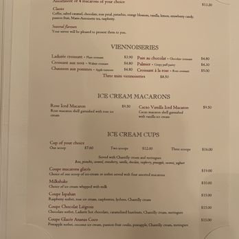 Ladurée - Menu of macarons n ice creams - Tea Rooms Near Me - Vancouver, British Columbia Ladurée - Menu of macarons n ice creams - Tea Rooms Near Me - Vancouver, British Columbia