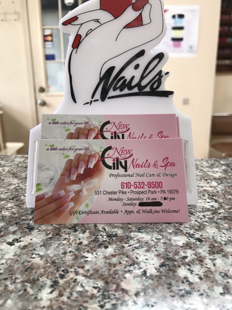 NEW CITY NAILS LL 531 Chester Pike, Prospect Park, Pennsylvania