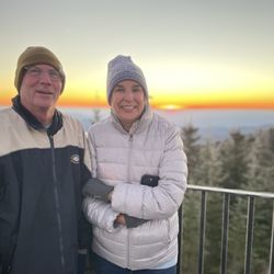 Mount Mitchell State Park - Sunrise at Mount Mitchell