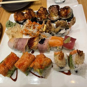 Douzo - Millennium Roll, Tasty Roll, Spider Roll, MT. Fuji Roll - Sushi Bars Near Me - Boston, Massachusetts Douzo - Millennium Roll, Tasty Roll, Spider Roll, MT. Fuji Roll - Sushi Bars Near Me - Boston, Massachusetts
