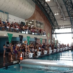 Brenda Villa Aquatic Center - Swim meet time.