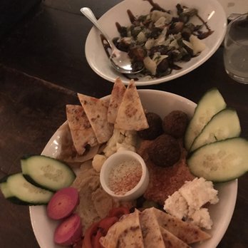 Agustin Kitchen - Winter Mezze and Brussel sprouts - New American Near Me - Tucson, Arizona