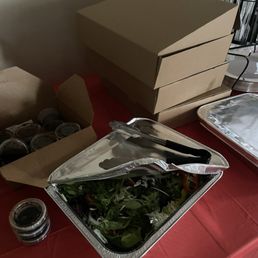 Salad and the dressing Salad and the dressing