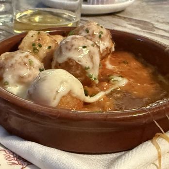 Gift Horse - Fried fish cakes with whelks and mozzarella. - Seafood Near Me - Providence, Rhode Island Gift Horse - Fried fish cakes with whelks and mozzarella. - Seafood Near Me - Providence, Rhode Island