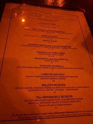 Menu photo 4 Brazen Head San Francisco, CA