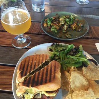 PublicUs - Cuban sandwich with olive oil/sea salt greens, homemade chips, sriracha brussels sprouts - Coffee & Tea Near Me - Las Vegas, Nevada PublicUs - Cuban sandwich with olive oil/sea salt greens, homemade chips, sriracha brussels sprouts - Coffee & Tea Near Me - Las Vegas, Nevada