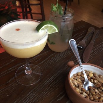 Tambo 22 - Passionfruit pisco sour - a must! Chilcano Smash - also refreshing! Kind of like mojito meets moscow mule - Peruvian Near Me - Chelsea, Massachusetts Tambo 22 - Passionfruit pisco sour - a must! Chilcano Smash - also refreshing! Kind of like mojito meets moscow mule - Peruvian Near Me - Chelsea, Massachusetts