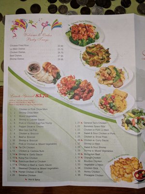 Menu photo 1 Long River Chinese Restaurant Franklin, IN Menu photo 1 Long River Chinese Restaurant Franklin, IN