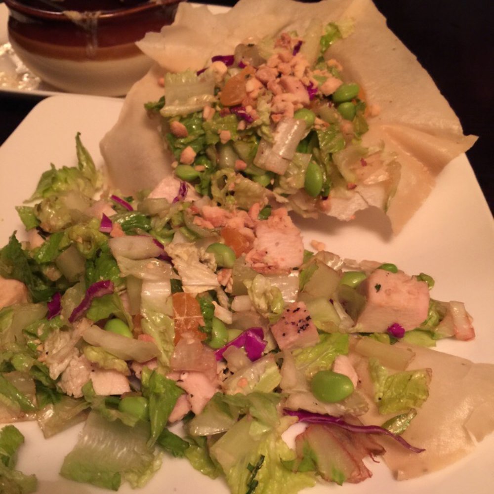 22 Bistro - Chinese chopped salad, presented in a crispy bowl. - New American Near Me - Olympic Valley, California