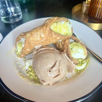 Ciao Ciao - Cannoli with an added scoop of gelato - Italian Near Me - Providence, Rhode Island