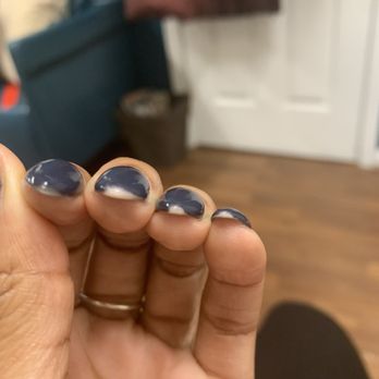 Magic Nails - Acrylic nails with gel polish after 1 week. - Nail Salons Near Me - Oak Brook, Illinois