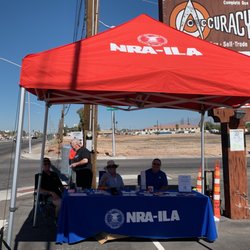NRA -ILA came by to answer any questions our customers had regarding the political scene