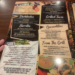 This is the FULL Menu to Mi Pueblitos This is the FULL Menu to Mi Pueblitos