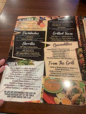 Menu photo 6 Mi Pueblito Huntingdon, TN Menu photo 6 Mi Pueblito Huntingdon, TN