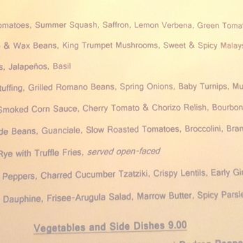 BIX - Menu 2 - American Near Me - San Francisco, California