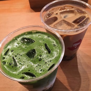 Asha Tea House - matcha latte (left) chai latte (right) - Tea Rooms Near Me - Berkeley, California Asha Tea House - matcha latte (left) chai latte (right) - Tea Rooms Near Me - Berkeley, California