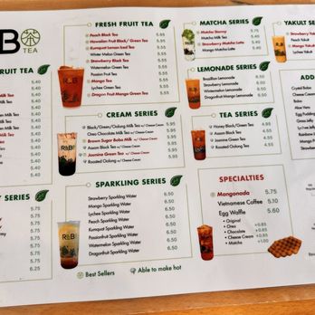 R&B Tea - Bubble Tea Near Me - La Mirada, California
