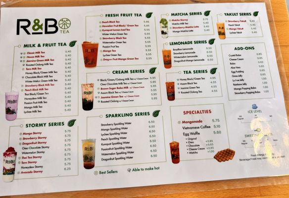 Menu photo 5 R&B Tea La Mirada, CA