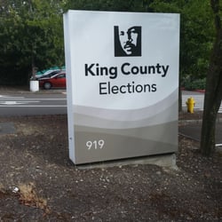 King County - Sign next to the street
