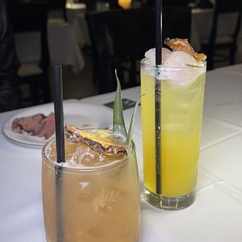 M Grill - Pineapple caipirinha / Tropicana mocktail (lychee, pineapple, lemon, soda) -- recommend! - Brazilian Near Me - Los Angeles, California M Grill - Pineapple caipirinha / Tropicana mocktail (lychee, pineapple, lemon, soda) -- recommend! - Brazilian Near Me - Los Angeles, California