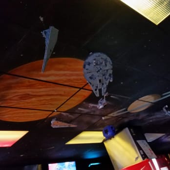 Killer Pizza From Mars - Ceiling decor 2 - Pizza Near Me - Oceanside, California