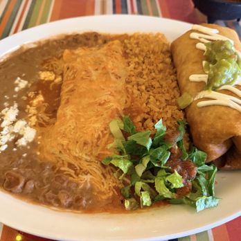 Los Chaparros Mexican Restaurant - Combination chimichanga, and enchilada - Tex-Mex Near Me - Honolulu, Hawaii Los Chaparros Mexican Restaurant - Combination chimichanga, and enchilada - Tex-Mex Near Me - Honolulu, Hawaii