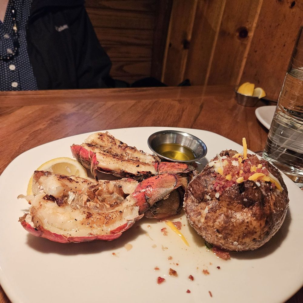 Outback Steakhouse - Grilled Lobster Tails & Loaded Baked Potato - Steakhouses Near Me - Victorville, California