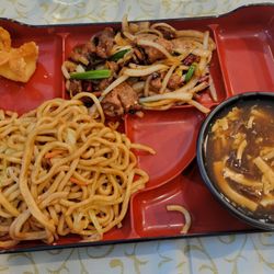 Hunan Bar & Restaurant - Mongolian beef/chow mein/hot n sour soup plus cream cheese rangoon!