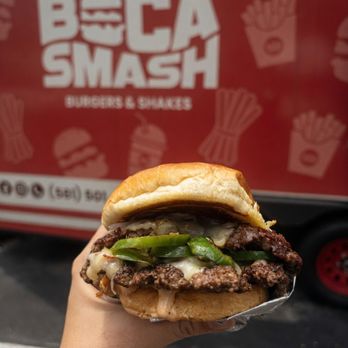The Boca Smash - Spicy Burger - Burgers Near Me - Boca Raton, Florida The Boca Smash - Spicy Burger - Burgers Near Me - Boca Raton, Florida